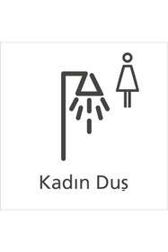 Resim Hakan Reklam Kadın Duş Banyo Folyo Dijital Baskı Etiket (sticker) Kapı Üzeri Kendinden Yapışkanlı 