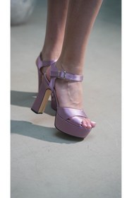 Resim E&L Company 13cm Gül kurusu lila saten. Bu ürün koşma garantilidir. 