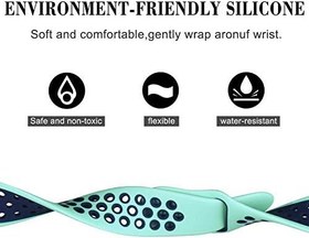 Resim Microsonic Samsung Gear S3 Frontier için Rainbow Gently Band Kordon Siyah [Gear S3 Frontier ile Uyumlu Kordon - Siyah] 