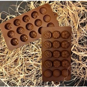 Resim Teknotrust Evcilimshop 15 Li Silikon Çikolata Kalıbı 