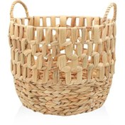 Resim The Mia Hasır Kulplu Sepet 33x33cm SPT0071 
