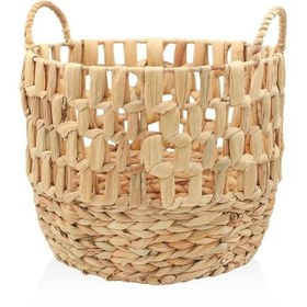 Resim The Mia Hasır Kulplu Sepet 33x33cm SPT0071 