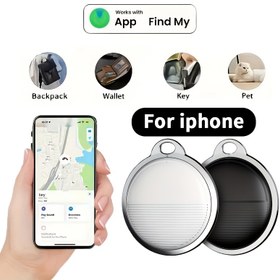 Resim GPS Akıllı Kayıp Önleyici Cihaz - Evcil Hayvanlar, Yaşlılar & Gençler için Gerçek Zamanlı Takip, Kurulum Gerektirmez, iOS Uyumlu, Güvenilir & Endişesiz (iPhone için) 