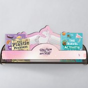 Resim Popcorn Kids Pembe Wıngs Tekli Duvar Rafı 