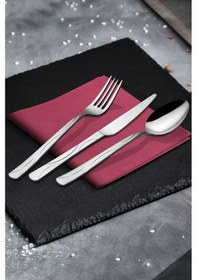 Resim Ay Işığı 89 Parça Çatal Kaşık Bıçak Takımı Gümüş 