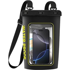 Resim Willowhaven Siyah 2l Yüksek Kaliteli Kuru Çanta Sırt Çantası Telefon Kılıfı Çapraz Askı Kayak Yelken Siyah 