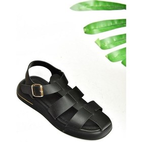 Resim Fox Shoes S518106009 Siyah Kadın Sandalet Siyah 