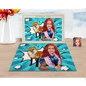 Resim Kişiye Özel Kız Çocuk Karikatürlü 1000 Parça Profesyonel Puzzle-9 Diğer