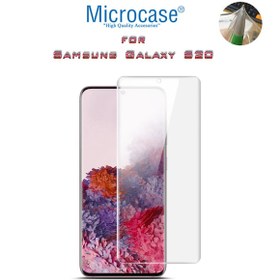 Resim Microcase Samsung Galaxy S20 Full Ön Kaplama Koruma Filmi 