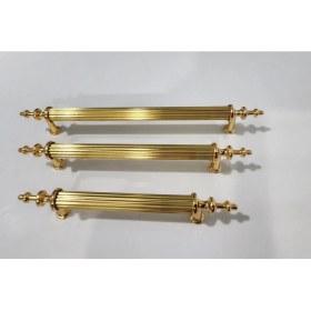 Resim Tuana Rustik Alüminyum Metal Lüks Modern Mobilya Çekmece Mutfak Dolabı Kulpu Gold-Gold 