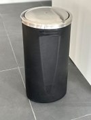 Resim Prima Nova Lenox 35 Lt Döner Kapaklı Mutfak Banyo Ofis Çöp Kovası-Siyah 