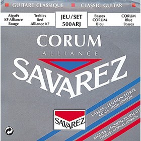 Resim Savarez 500ARJ Alliance Hard Tension Classic Rouge Blue Klasik Gitar Teli 