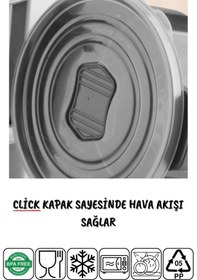 Resim Nandy Home Mikrodalga ve Difrizde Kullanılabilen Saklama Kabı Seti Yuvarlak 24'lü Mürdüm 