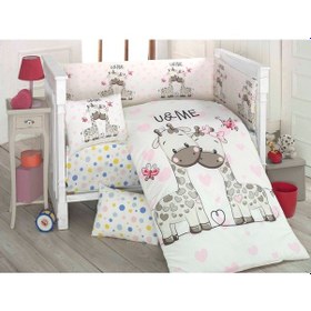 Resim Komfort Home Bebek Uyku Seti 8 Parça Ranforce %100 Pamuk Sweet 