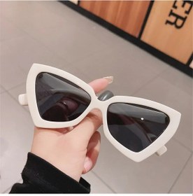 Resim Mdod Vintage Kare Güneş Gözlüğü - Kadın Erkek İçin Retro Hip Hop Moda Aksesuarblack51gri Gri 