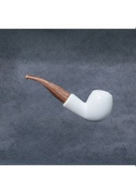 Resim Yunar Perla 9mm. Filtreli Akrilik Saplı Lületaşı Pipo 11019m 