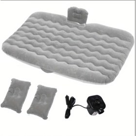 Resim Carlone Şişme Araç Içi Seyahat Yatağı Oto Araç Içi Yatak Gri Renk Pompa+Yastık Dahil 