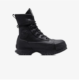 Resim Converse Chuck Taylor All Star Lugged 2.0 Cc Unisex Siyah Deri Platform Sneaker Düz A11162c Siyah 