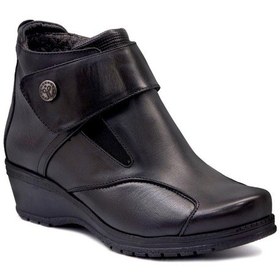 Resim Forelli Siyah Kadın Bot 25651-k-siyah Siyah 