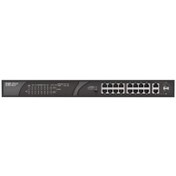 Resim RUIJIE REYEE 16port - 8port PoE 120w RG-ES118S-LP 10/100 Yönetilemez Switch ( 2port Uplink) Ruijie