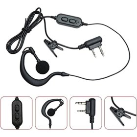 Resim Baofeng UV82 Kulaklık - Çift Ptt 