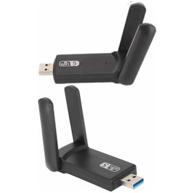 Resim Csmtex Wifi Alıcı Dual Band Usb 3.0 Adaptör Kablosuz Windows 7/8/10/11 