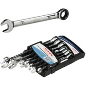 Resim Tomax Cırcır Kombine Anahtar Takımı 8-10-11-12-13-17-19 Mm Seti 