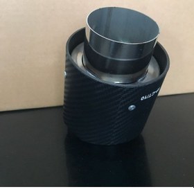 Resim Akrapovic Egzoz Ucu 90 Lık Karbon Kaplama 1 Adet Isıya Dayanıklı 