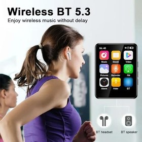 Resim Cankypu Hoparlörlü MP3 ve MP4 Oynatıcı 2.4 İnç Tam Ekran BT Dahili Hoparlör ve TF Kart Genişletme E-kitap Okuma ve Yüksek Netlikte Video Oynatmayı Destekler USB Mp3 Oynatıcı 