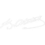 Resim Atatürk Imza Sticker 20CM Beyaz Renk 2 Adet 