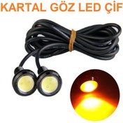 Resim Eraks Ayna Altı Sarı Led Kartal Gözü Led Civatalı. 