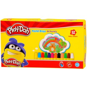 Resim Playdoh 12 Renk Pastel Boya 