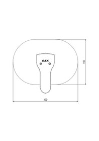 Resim Eca Star Ankastre Duş Bataryası Sıva Üstü 102167109-E Krom 