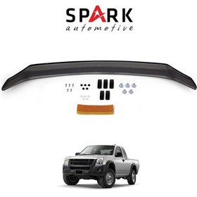 Resim Isuzu D-max 2006-2012 Yıl Aralığı Uyumlu Kaput Rüzgarlığı 4mm Siyah 