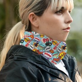 Resim Hediyemen Pop Art Ikonlu Motorcu Boyun Bandanası 