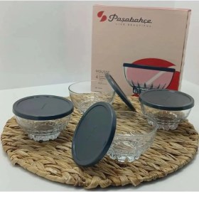 Resim Paşabahçe Mousse 4’lü Kapaklı Kase Takımı 