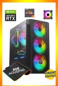 Resim Zeiron Legacy X12 Ryzen 5 5500 32gb 3200mhz 1tb M.2 Ssd Rtx2060 Super Oyuncu Masaüstü Bilgisayar 