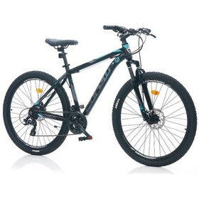 Resim Corelli Felix 2.3 Erkek Dağ Bisikleti 460h Md 29 Jant 24 Vites Siyah Turkuaz Gri Siyah 
