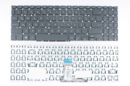 Resim Asus ile Uyumlu VivoBook 15 X515J Uyumlu Klavye Siyah 