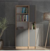 Resim Kuta Flat85 Kitaplık 4 Kapaklı Kütüphane (487093647) 