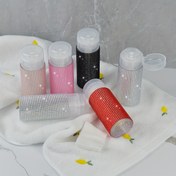 Resim Toner, Makyaj Temizleyici, Oje Temizleyici İçin Taşlarla Süslenmiş 150ml Kozmetik Dağıtıcı - Plastik, Ayakta Duran İtme-Pompalı Şişe, Elektrik Gerektirmez 