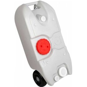 Resim Porvaletti Portatif Tekerlekli Su Tankı 40 L Beyaz 