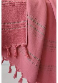 Resim Çizgili Havlu Peştemal 90x170cm -%100 Pamuk 