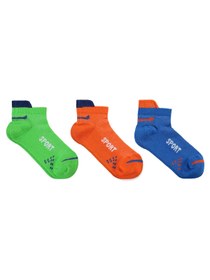 Resim Civil Boys Colour 3'lü 2-12 Yaş Erkek Çocuk Patik Çorap - Standart / 6-7 Yaş 