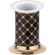 Resim Pure Concept Geometrik Siyah Gold Set Üstü Diş Fırçalık 