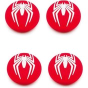 Resim Spider-man Desenli Xbox One S/one X/xbox E/xbox 360 Analog Koruyucu Silikon Pad Kırmızı Logo 