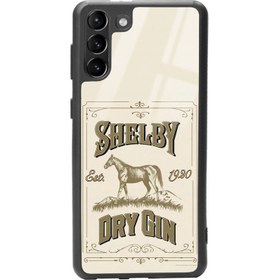 Resim Spoyi Samsung Galaxy S-21 Plus Peaky Blinders Shelby Dry Gin Tasarımlı Glossy Telefon Kılıfı 
