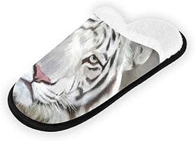 Resim Çizgili Sarı Limon Erkek Kadın Terlik Peluş Astar Rahat Sıcak Mercan Polar Ev Terliği İç Mekan Dış Mekan Spa için 