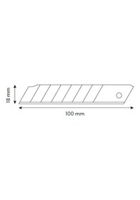 Resim VIP-TEC Plastik Profesyonel 18mm Maket Bıçağı Yerli Üretim 