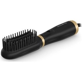 Resim Rowenta Powerstraight 2 in 1 Kurutma ve Düzleştirme 3 Islak Ve Kuru Saç Düzleştirici Siyah 